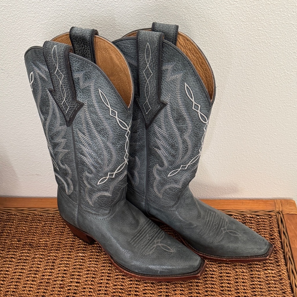 Shyanne Gray Heeled Boots